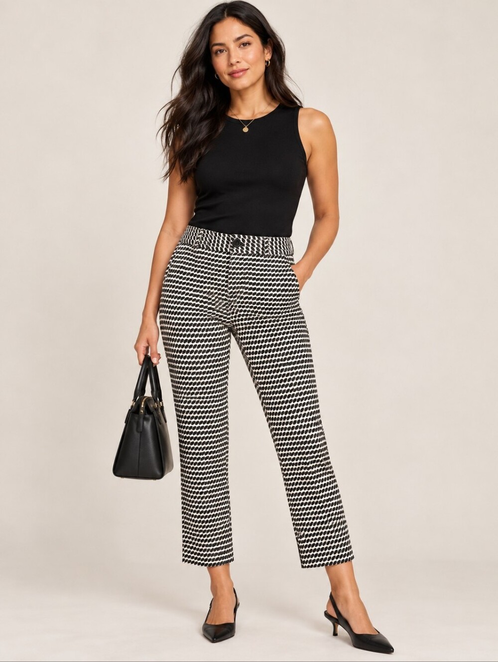 ❤️ BANANA REPUBLIC HAMPTON STRAIGHT CROP PANTS / TROUSERS, 6P (28 PETITE)